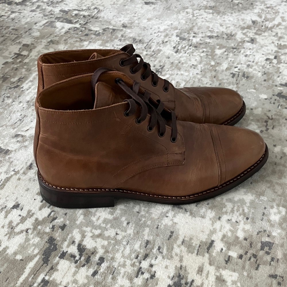 Thursday Boot Company Men's Tan Leather Boots - Picture 3 of 4